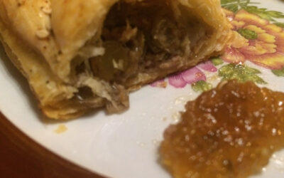 Raviolo con lenticchie e cotechino