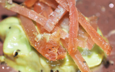 Bresaola su crema di avocado