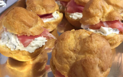 Bignè Chantilly con Crudo