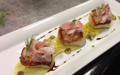 Capesante alla griglia con Collinetta